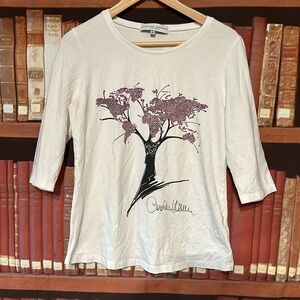 Saks Fifth Avenue Carolina Herrera Key To The Cure Tee 2012 XL collaboration‎